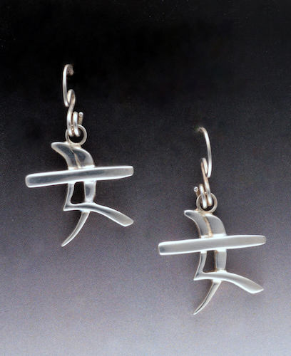 MB-E87 Earrings, Chinese Woman $180 at Hunter Wolff Gallery